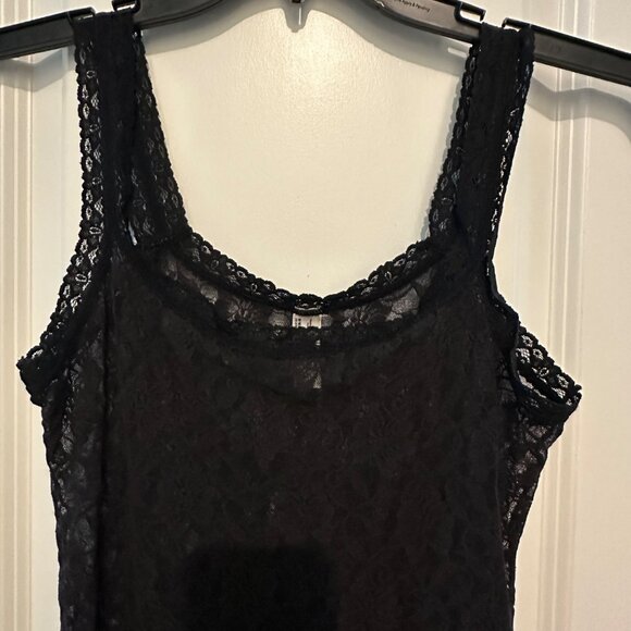 Maidenform Black Lace Camisole Tank Top M - Picture 4 of 5
